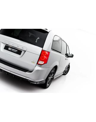 Splitter posteriore (con barre verticali) adatto a Dodge Grand Caravan Mk5 Facelift (Cod. M-DO-GC-5F