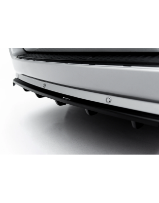 Splitter posteriore (con barre verticali) adatto a Dodge Grand Caravan Mk5 Facelift (Cod. M-DO-GC-5F