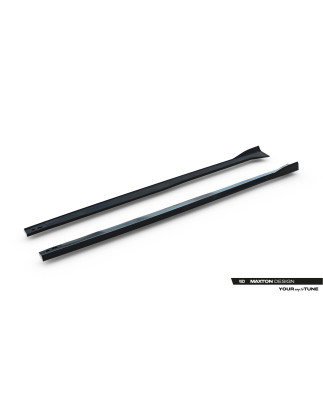 Diffusori minigonne adatti a Dodge Grand Caravan Mk5 Facelift (Cod. M-DO-GC-5F-SD1G)