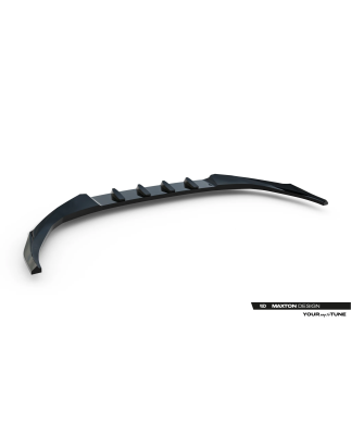 Splitter anteriore V.1 adatto a Audi A3 Sedan 8Y Facelift (Cod. M-AU-A3-8YF-S-FD1G)