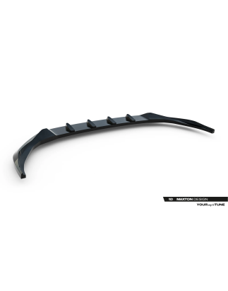 Splitter anteriore V.2 adatto a Audi A3 Sedan 8Y Facelift (Cod. M-AU-A3-8YF-S-FD2G)