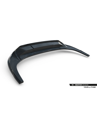 Splitter posteriore (con barre verticali) adatto a Audi A3 Sedan 8Y Facelift (Cod. M-AU-A3-8YF-S-RD1