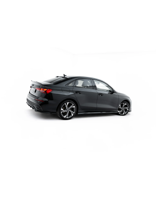 Diffusori minigonne adatti a Audi A3 Sedan 8Y Facelift (Cod. M-AU-A3-8YF-S-SD1G)