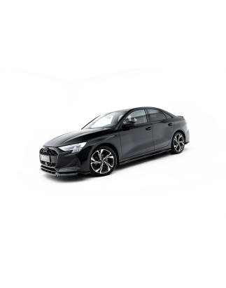 Diffusori minigonne adatti a Audi A3 Sedan 8Y Facelift (Cod. M-AU-A3-8YF-S-SD1G)