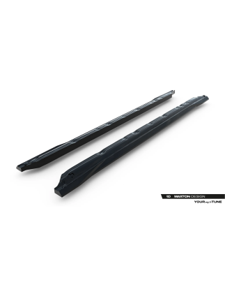Diffusori minigonne adatti a Audi A3 Sedan 8Y Facelift (Cod. M-AU-A3-8YF-S-SD1G)