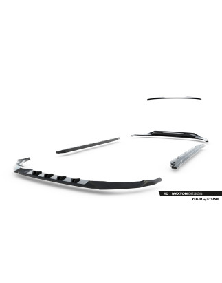 Splitters set adatto a Audi A3 Sedan 8Y Facelift (Cod. M-AU-A3-8YF-S-SET)