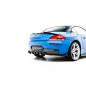 Splitter posteriore (con barre verticali) V.2 adatto a BMW Z4 M-Pack E89 Facelift (Cod. M-BM-Z4-89F-