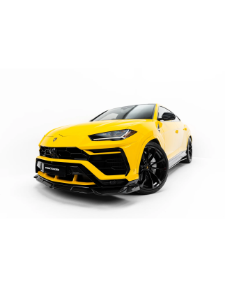 Splitter anteriore in fibra di carbonio preimpregnato adatto a Lamborghini Urus Mk 1 (Cod. M-CF-LA-U