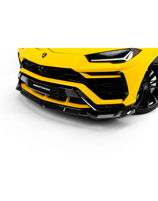 Splitter anteriore in fibra di carbonio preimpregnato adatto a Lamborghini Urus Mk 1 (Cod. M-CF-LA-U