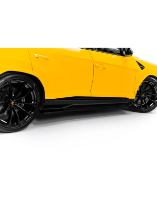 Diffusori minigonne in fibra di carbonio pre impregnato adatto a Lamborghini Urus Mk 1 (Cod. M-CF-LA