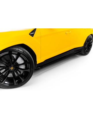 Diffusori minigonne in fibra di carbonio pre impregnato adatto a Lamborghini Urus Mk 1 (Cod. M-CF-LA