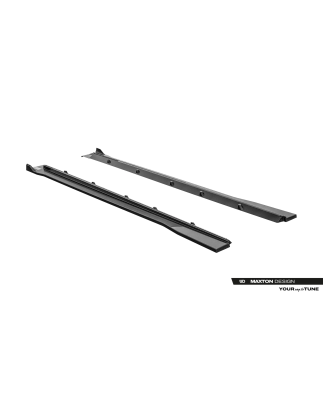 Diffusori minigonne in fibra di carbonio pre impregnato adatto a Lamborghini Urus Mk 1 (Cod. M-CF-LA