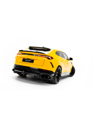Splitter posteriore in fibra di carbonio (con barre verticali) adatto a Lamborghini Urus Mk 1 (Cod. 