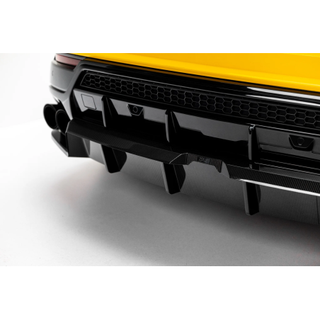 Splitter posteriore in fibra di carbonio (con barre verticali) adatto a Lamborghini Urus Mk 1 (Cod. 