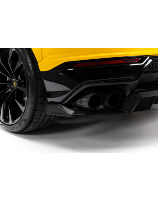 Splitter posteriore in fibra di carbonio (con barre verticali) adatto a Lamborghini Urus Mk 1 (Cod. 
