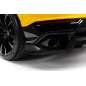 Splitter posteriore in fibra di carbonio (con barre verticali) adatto a Lamborghini Urus Mk 1 (Cod. 