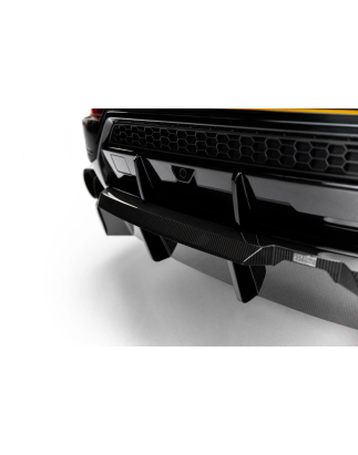 Splitter posteriore in fibra di carbonio (con barre verticali) adatto a Lamborghini Urus Mk 1 (Cod. 