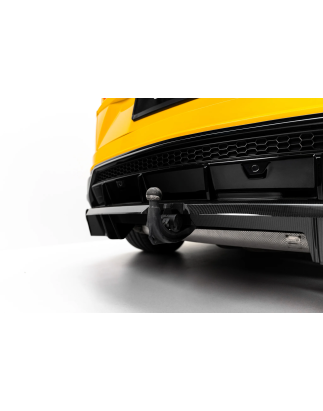 Splitter posteriore in fibra di carbonio (con barre verticali) adatto a Lamborghini Urus Mk 1 (Cod. 