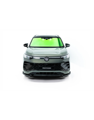 Splitter anteriore V.1 adatto a Volkswagen Tayron R-Line Mk1 (Cod. M-VW-TAY-1-RLINE-FD1G)