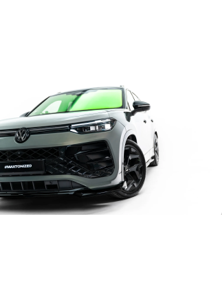 Splitter anteriore V.1 adatto a Volkswagen Tayron R-Line Mk1 (Cod. M-VW-TAY-1-RLINE-FD1G)