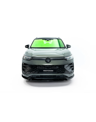 Splitter anteriore V.2 adatto a Volkswagen Tayron R-Line Mk1 (Cod. M-VW-TAY-1-RLINE-FD2G)