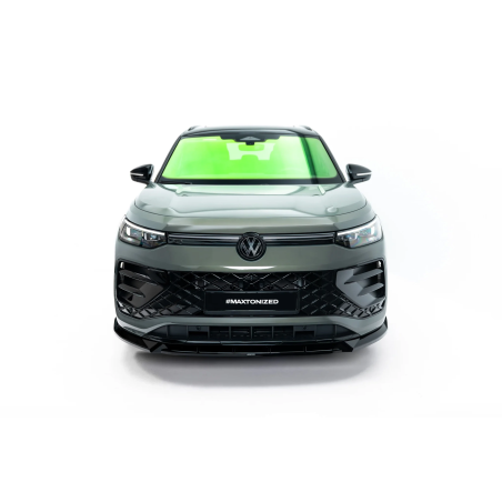 Splitter anteriore V.2 adatto a Volkswagen Tayron R-Line Mk1 (Cod. M-VW-TAY-1-RLINE-FD2G)