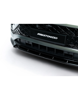 Splitter anteriore V.2 adatto a Volkswagen Tayron R-Line Mk1 (Cod. M-VW-TAY-1-RLINE-FD2G)