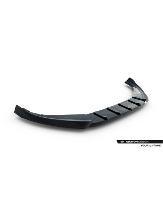 Splitter anteriore V.2 adatto a Volkswagen Tayron R-Line Mk1 (Cod. M-VW-TAY-1-RLINE-FD2G)