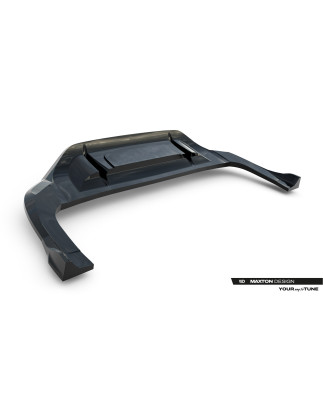 Splitter posteriore (con barre verticali) adatto a Volkswagen Tayron R-Line Mk1 (Cod. M-VW-TAY-1-RLI