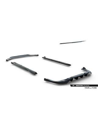 Splitters set adatto a Volkswagen Tayron R-Line Mk1 (Cod. M-VW-TAY-1-RLINE-SET)
