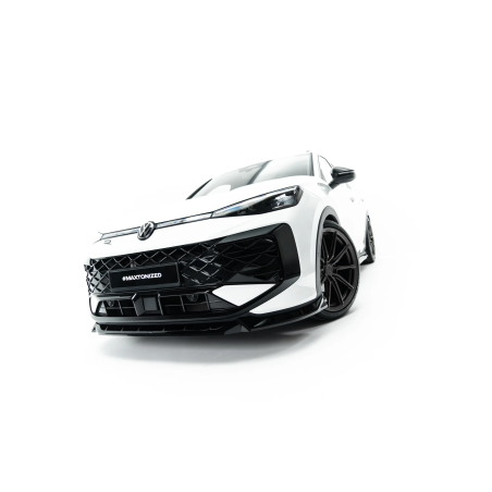 Splitter anteriore adatto a Volkswagen T-Roc R-Line Mk2 (Cod. M-VW-T-ROC-2-RLINE-FD1G)