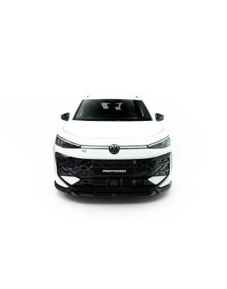 Splitter anteriore adatto a Volkswagen T-Roc R-Line Mk2 (Cod. M-VW-T-ROC-2-RLINE-FD1G)