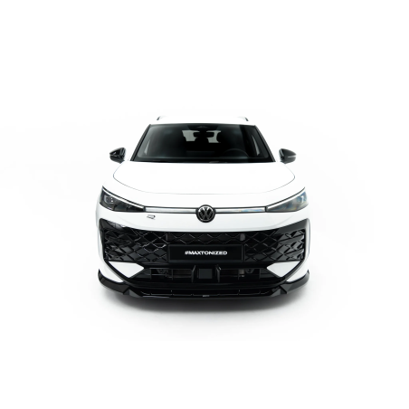 Splitter anteriore adatto a Volkswagen T-Roc R-Line Mk2 (Cod. M-VW-T-ROC-2-RLINE-FD1G)