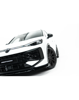 Splitter anteriore adatto a Volkswagen T-Roc R-Line Mk2 (Cod. M-VW-T-ROC-2-RLINE-FD1G)