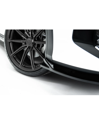 Splitter anteriore adatto a Volkswagen T-Roc R-Line Mk2 (Cod. M-VW-T-ROC-2-RLINE-FD1G)