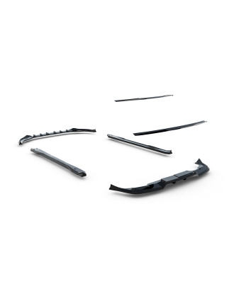 Splitters set adatto a Volkswagen T-Roc R-Line Mk2 (Cod. M-VW-T-ROC-2-RLINE-SET)