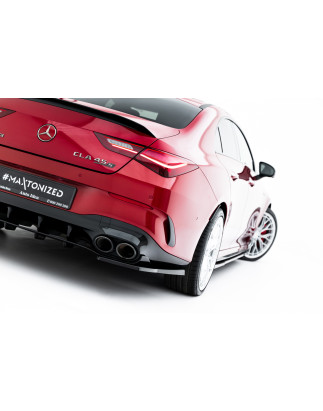 Splitters laterali posteriori adatto a Mercedes-AMG CLA 45 Aero C118 Facelift (Cod. M-ME-CLA-118-45A