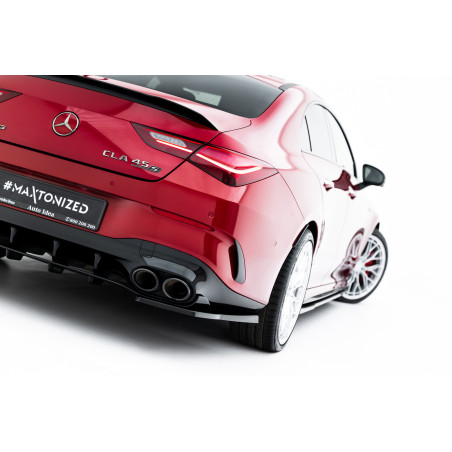 Splitters laterali posteriori adatto a Mercedes-AMG CLA 45 Aero C118 Facelift (Cod. M-ME-CLA-118-45A