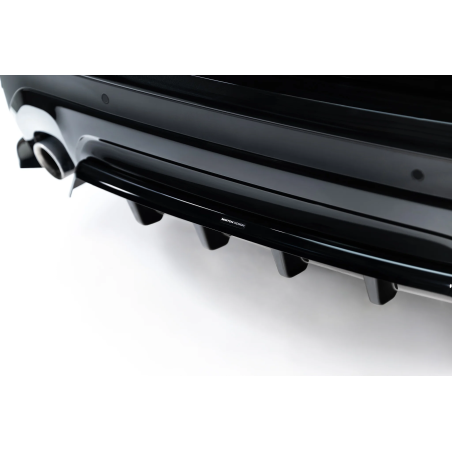 Splitter posteriore (con barre verticali) V.2 adatto a BMW X3 G01 (Cod. M-BM-X3-01-RD2G+RD3G)