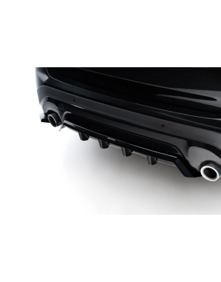 Splitter posteriore (con barre verticali) V.2 adatto a BMW X3 G01 (Cod. M-BM-X3-01-RD2G+RD3G)