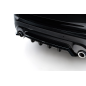 Splitter posteriore (con barre verticali) V.2 adatto a BMW X3 G01 (Cod. M-BM-X3-01-RD2G+RD3G)