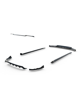 Splitters set adatto a BMW X3 G01 (Cod. M-BM-X3-01-SET)