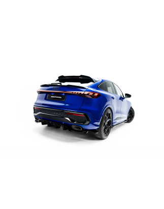 Splitter posteriore (con barre verticali) adatto a Audi Q5 S-Line Sportback / SUV Mk3 (Cod. M-AU-Q5-
