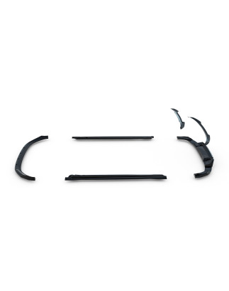 Splitters set adatto a Audi Q5 S-Line Sportback Mk3 (Cod. M-AU-Q5-3-SLINE-SB-SET)