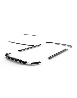Splitters set adatto a Audi Q5 S-Line Sportback Mk3 (Cod. M-AU-Q5-3-SLINE-SB-SET)