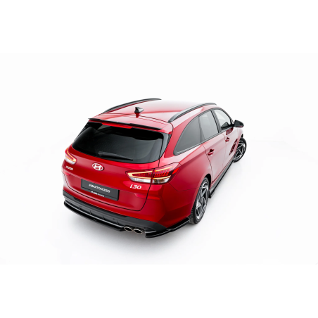 Spoiler Cap adatto a Hyundai I30 N-Line Wagon Mk3 Facelift (Cod. M-HY-I30-3F-NLINE-W-CAP1G)