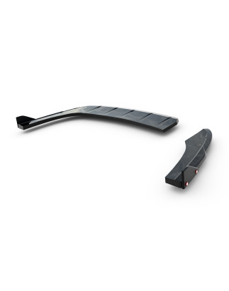 Splitters laterali posteriori V.2 + Flaps adatto a Hyundai I30 N-Line Wagon Mk3 Facelift (Cod. M-HY-
