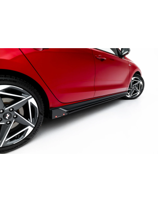 Diffusori minigonneV.3 + Flaps adatto a Hyundai I30 N-Line Wagon Mk3 Facelift (Cod. M-HY-I30-3-N-SD5