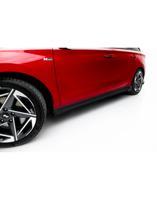 Diffusori minigonneV.3 + Flaps adatto a Hyundai I30 N-Line Wagon Mk3 Facelift (Cod. M-HY-I30-3-N-SD5