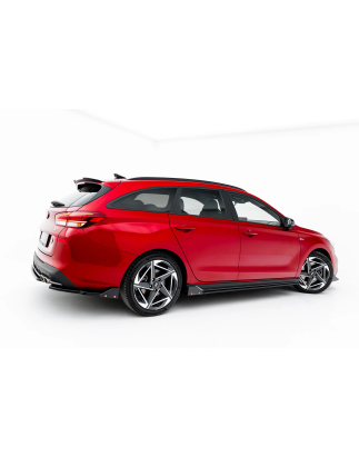 Splitters set V.1 adatto a Hyundai I30 N-Line Wagon Mk3 Facelift (Cod. M-HY-I30-3F-NLINE-W-SET1)